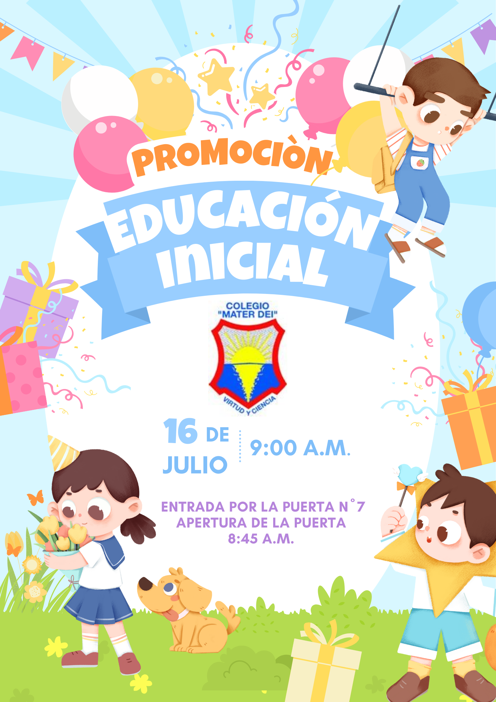 Eucaristía y Acto de Promoción Educación Inicial